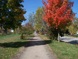 Coming into Elroy visitor center